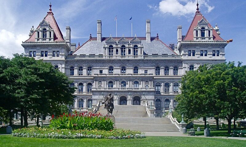 New York State Capitol, located in Albany, New York, United States