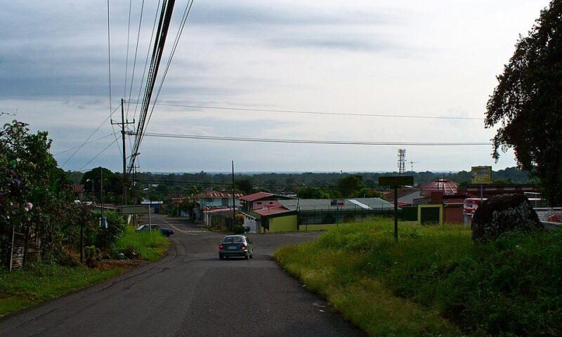 Entrance to Siquirres, Costa Rica.