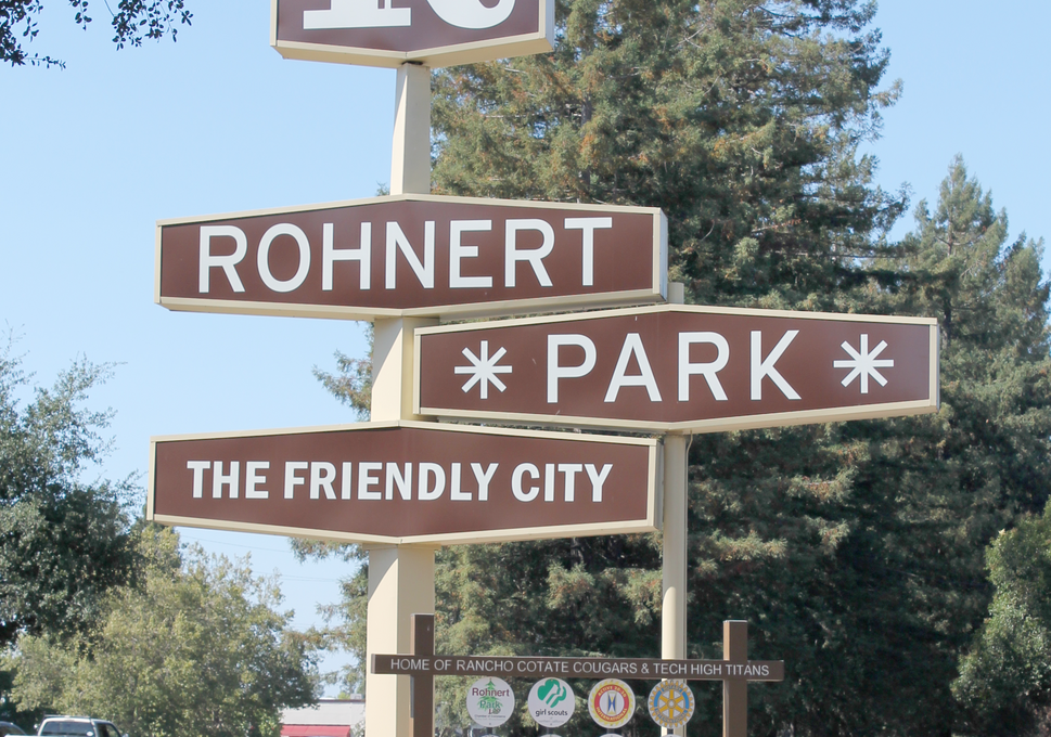Image of Rohnert Park welcome sign